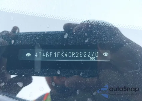 2012 Toyota Camry Le from USA, damaged, VIN 4T4BF1FK4CR262270